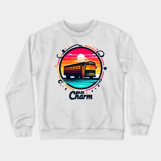 School Bus Charm Crewneck Sweatshirt